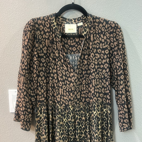 Maeve by Anthropologie Leopard Dress XS - Picture 4 of 6